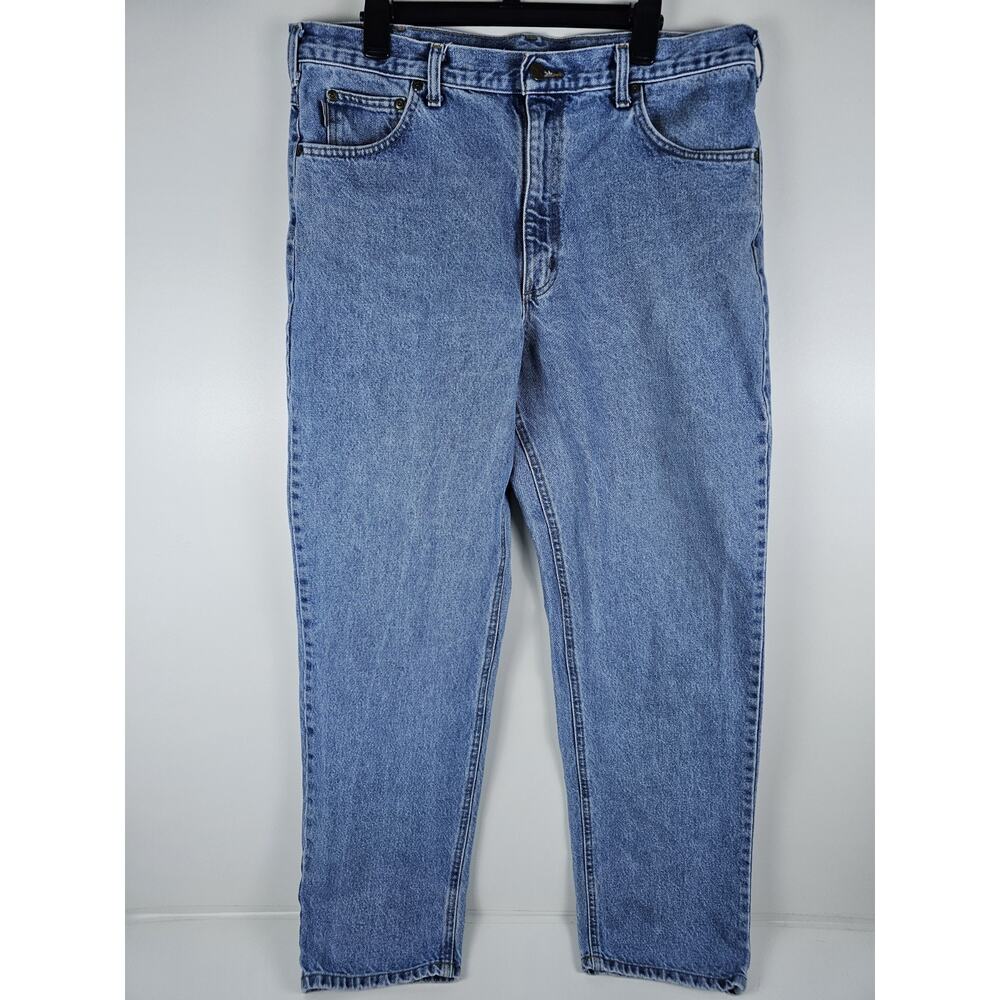 Carhartt Men's Straight Jeans, Size 36 - Stonewash